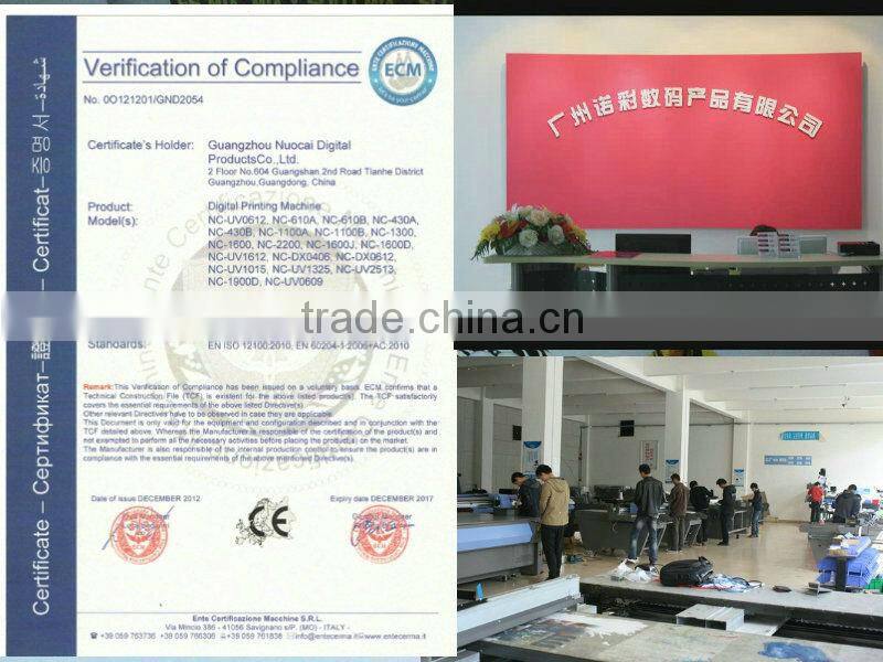 Large Format Digital Direct to Garments Printing Machine/ Impresora plana textile NC-610A