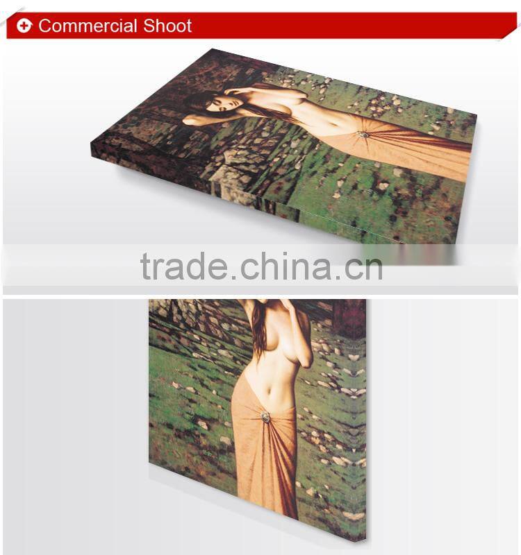 Chinese beautiful sexy nude watercolor painting
