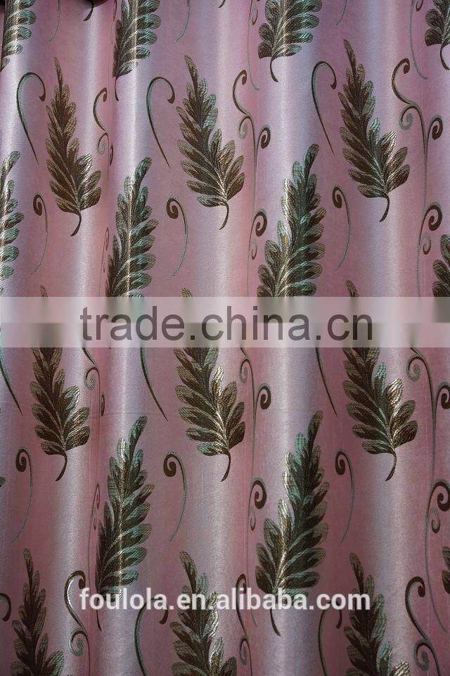 100 percent polyester yarn dyed curtain fabric blackout fabric blackout curtain fabric