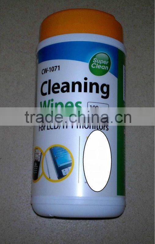 computer screen cleaner wet wipe, laptop lens cleaning cloth kits