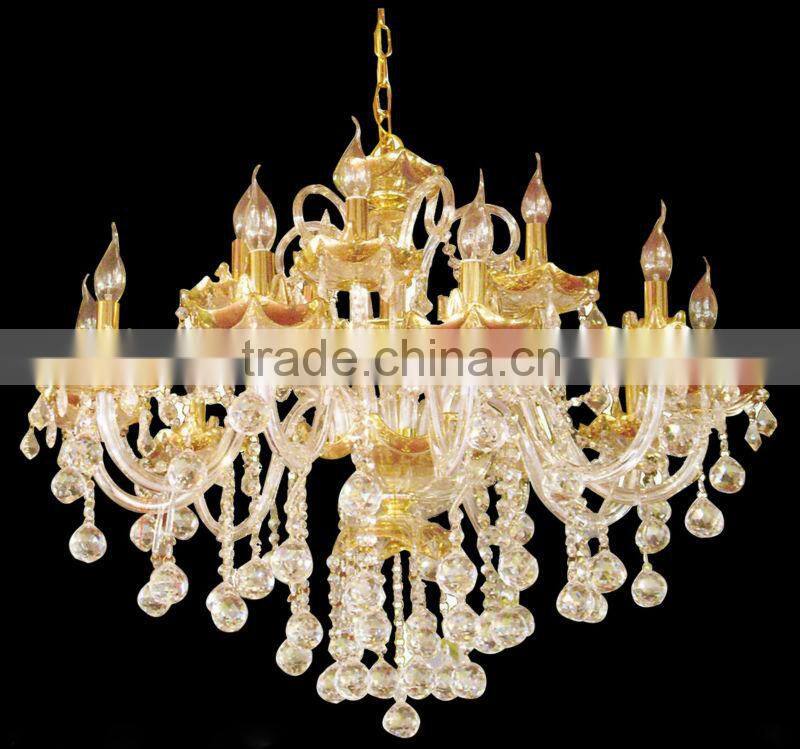 Grand crystal lamp shade