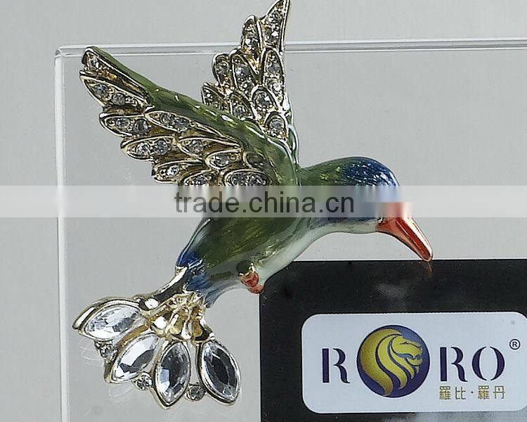 RORO Happy iris crystal glass enamel photo frame picture frame