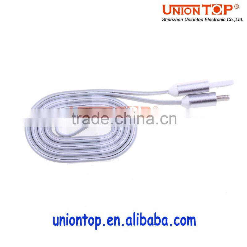 high quality noodle flat android usb cable for Samsung/Huawei/HTC/Xiaomi