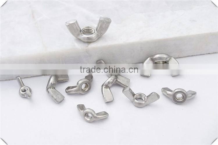 Fashionable forged stainless steel butterfly wing nut