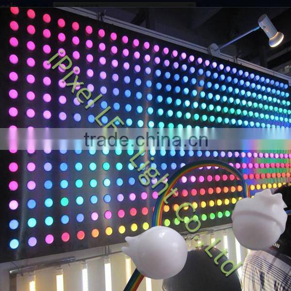 waterproof dc12v digital ws2801 30mm led pixel for sign
