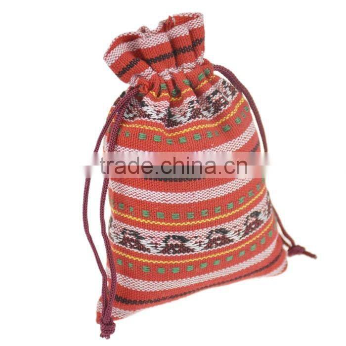 National cotton drawstring bag