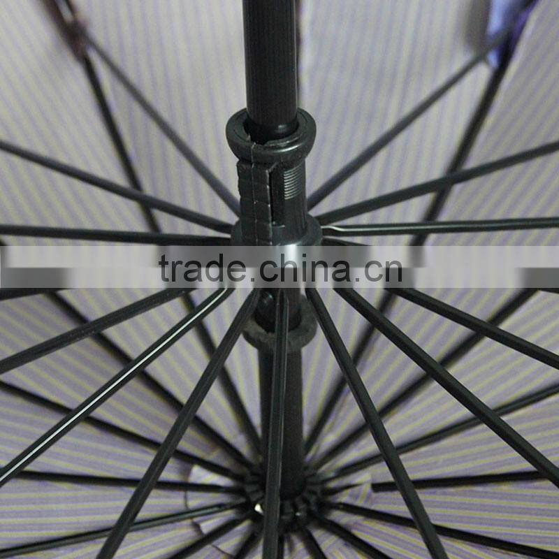 30"x16k 16 ribs big golf umbrella with pouch