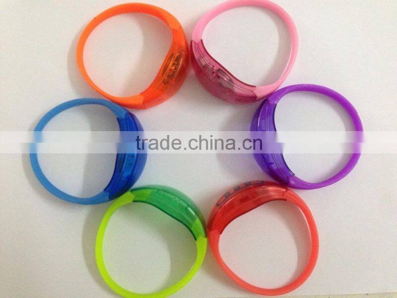 LED Light Silicon Wristband, Wristband With Led, Led Flashing Silicon Wristband For Party