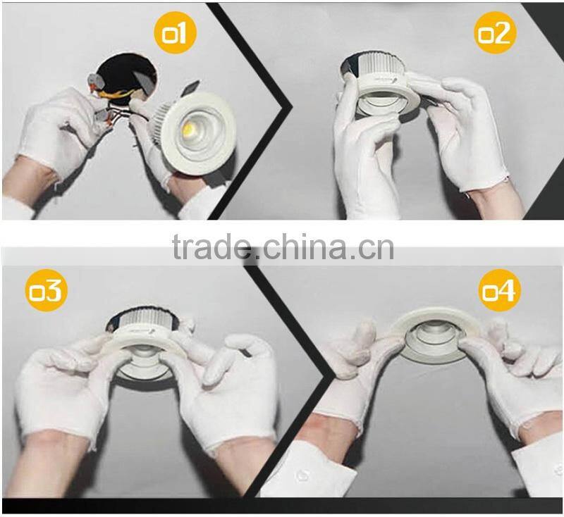 best selling GB 12 aluminum cob recessed light spot light
