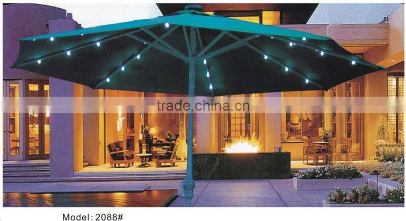LED Light umbrella solar light umbrella outdoor umbrella patio umbrella