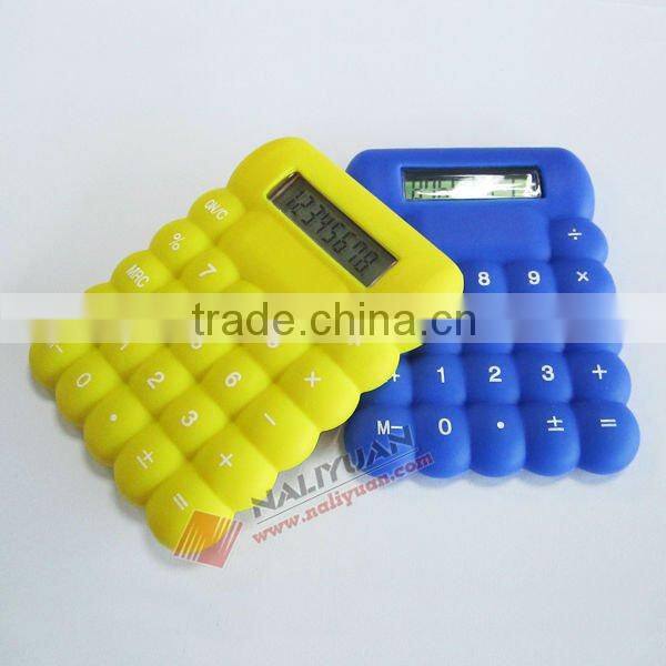 8 Digits PVC Promotional Colorful Pocket Calculators