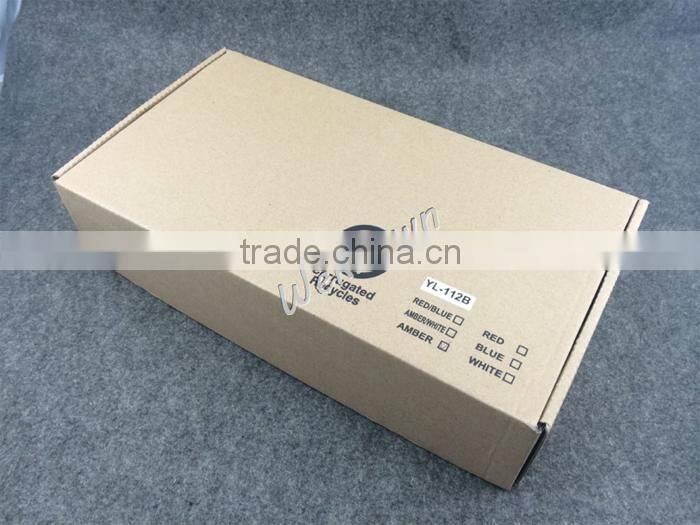 DC12V-24V led lightbar, 24 LED 24W Beacon light with Magnets ,Emergency Strobe Light bar 4 colors LED warning Light