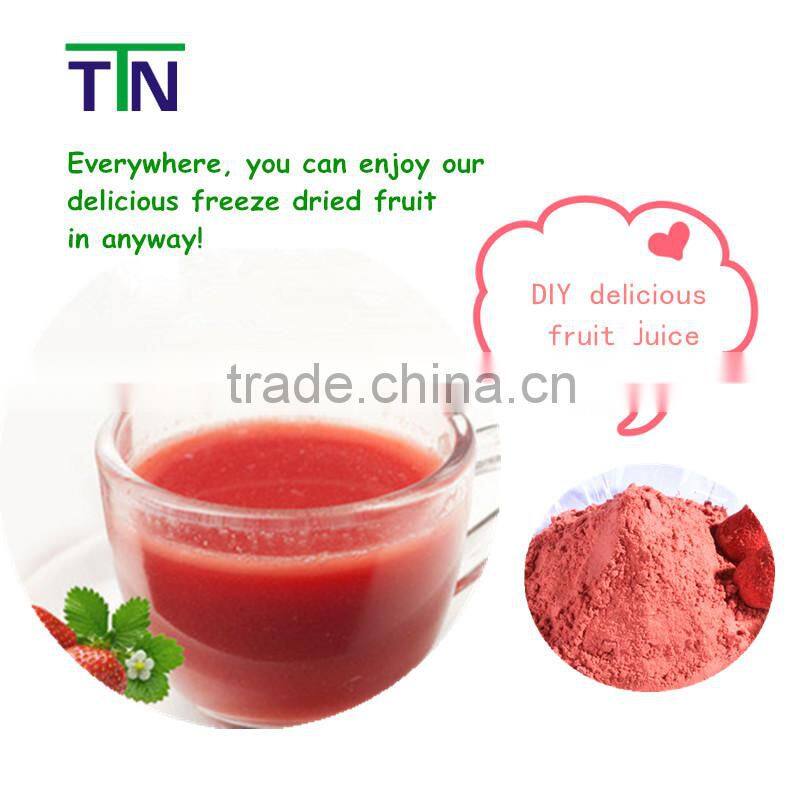 Freeze dried fruits and vegetables