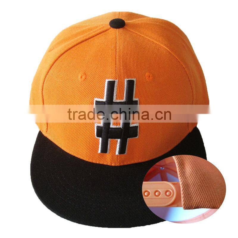 6-panel batman snapback cap with 3D embroidery