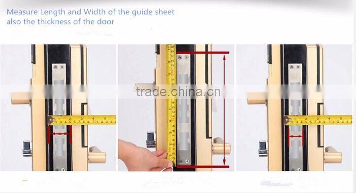 Electronic hotel lock RFID keyless door lock smart hotel lock