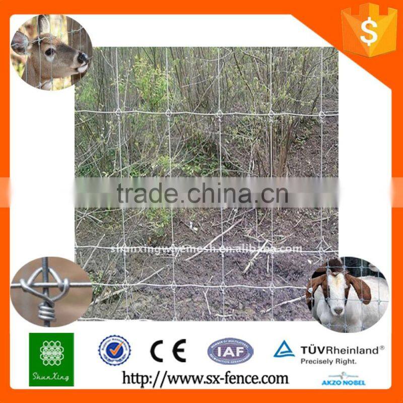 steel wire hot dipped galvanizing type hinged joint cattle fence