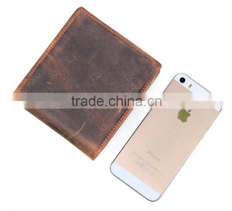Factory Sale man leather wallet
