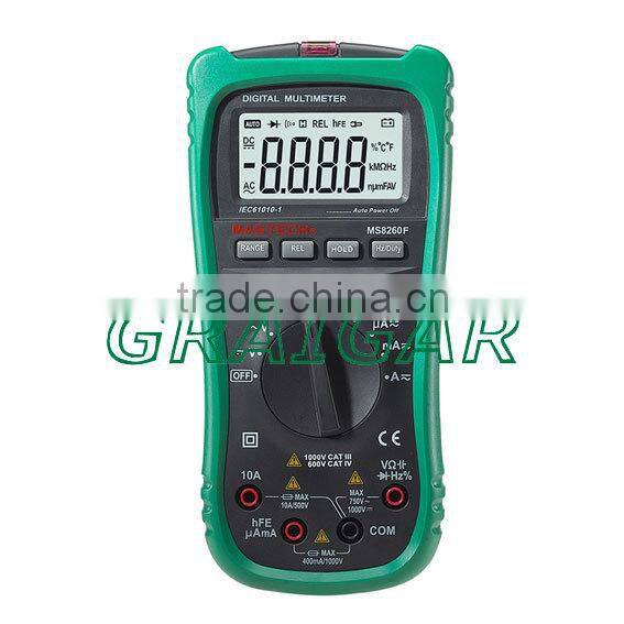 Mastech MS8260F Auto Range Digital Multimeter DMM AC/DC 20A