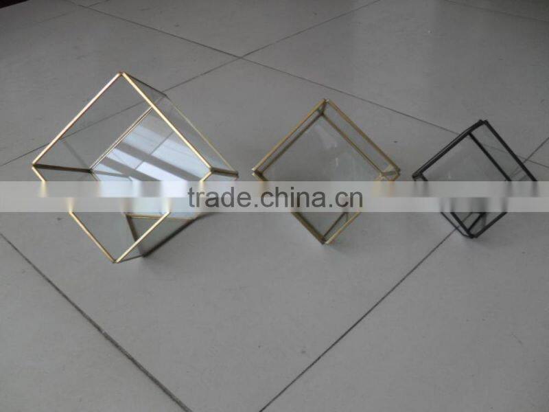 Geometric glass terrarium wholesale