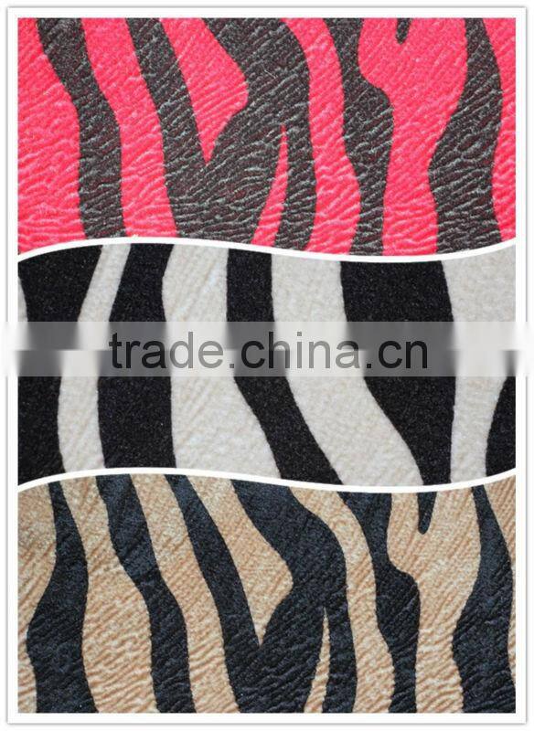 100% polyester cotton Fringe New Style China linen Textiles Christmas Flocked Spray Print Fabric