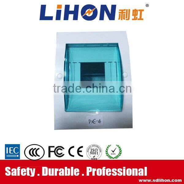 homeuse full plastic types way flush mounting distribution box