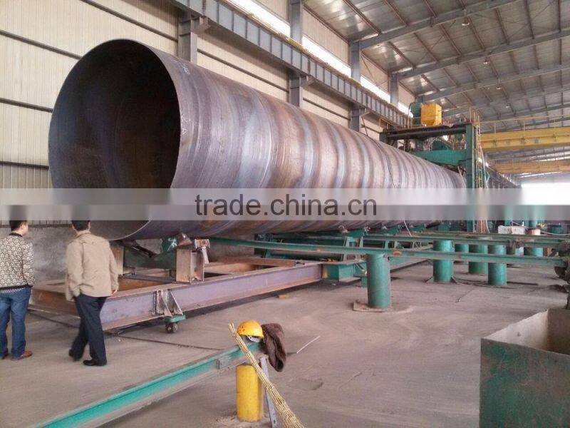 Big Size SSAW steel pipe Q235B/Q195