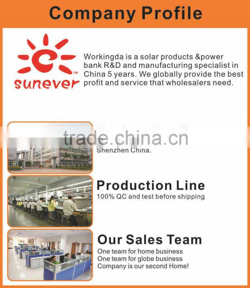 ABS protected material Lithium-ion polymer battery versatile solar bag