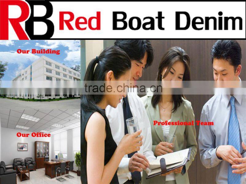 Wholesale black and gray brushed cotton denim fabric