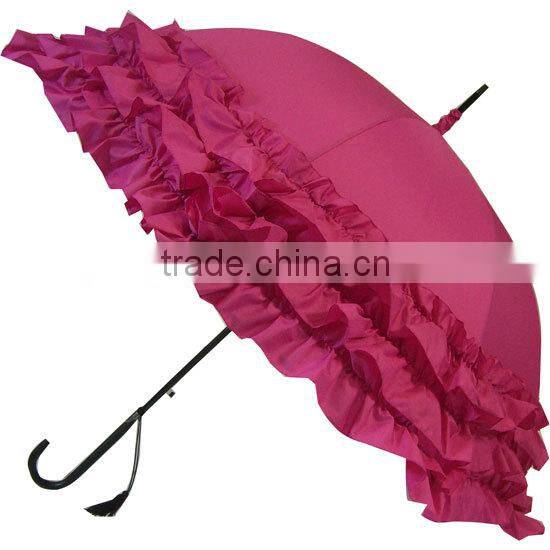 umbrella with frills