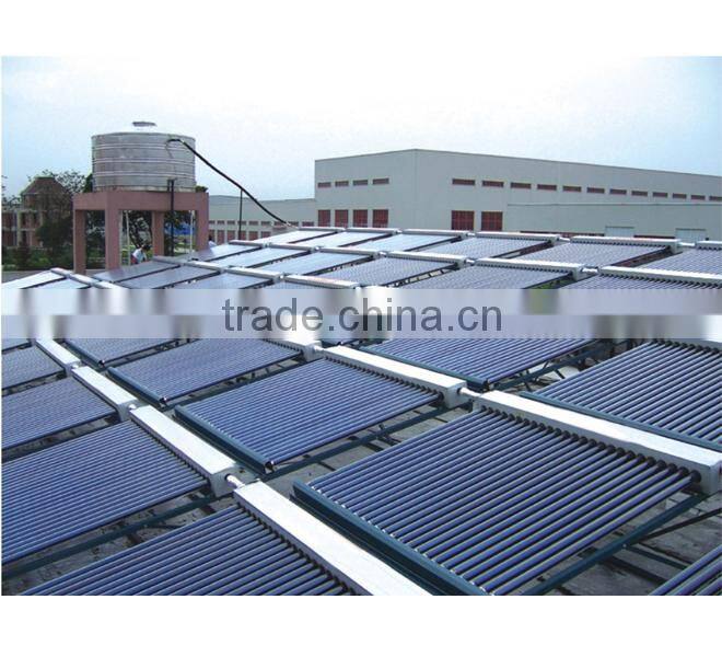 Vacuum tube collector hotel water heting system solar water heater manifold