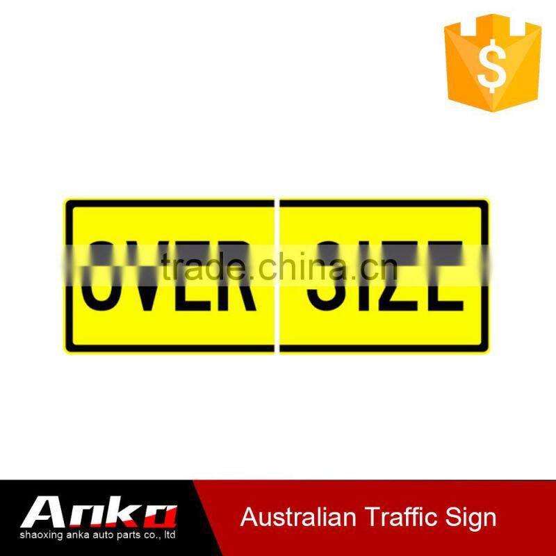 reflective aluminum danger signs ,car stricker,caravan electrical boxes