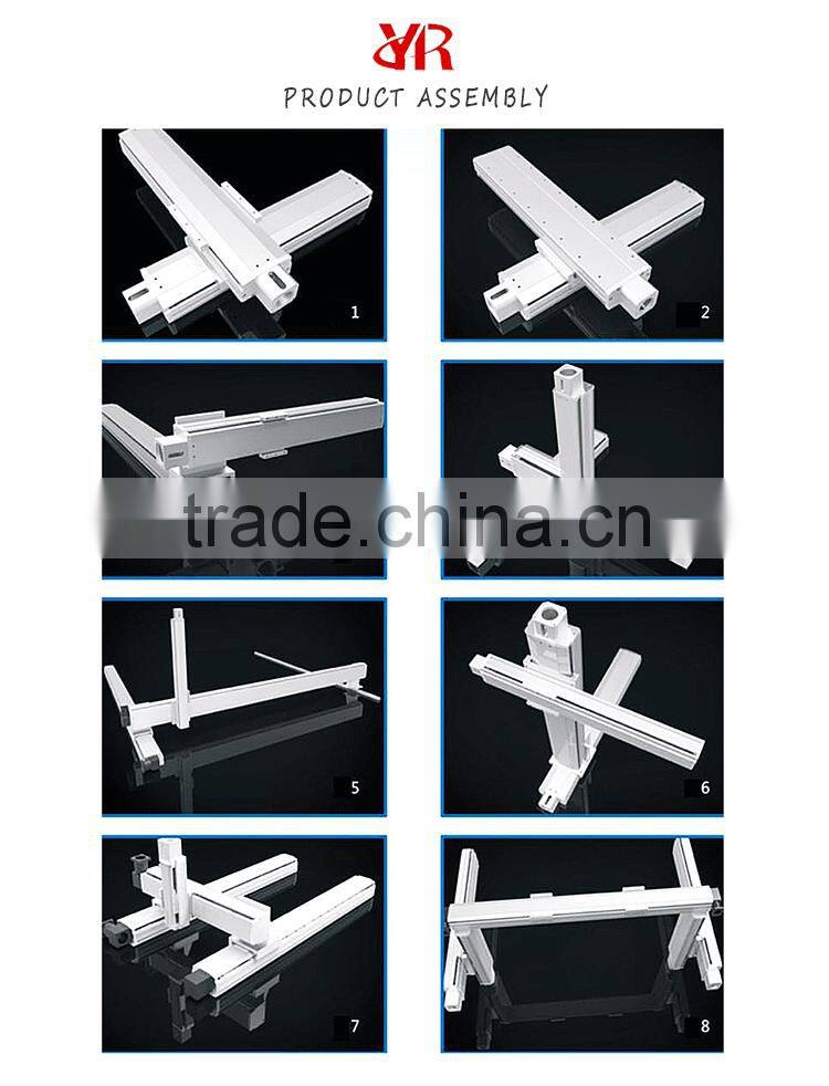 High Precision Long Travel Recirculating Ball Bearing Motorized Machining Linear Stage