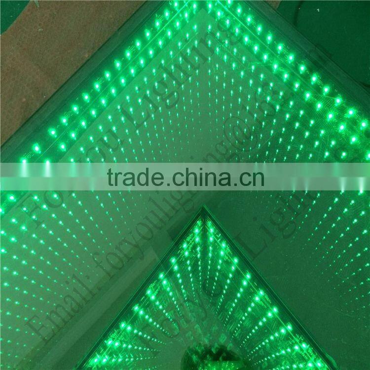 Wedding Decoration Magic 3D Toughened Floortile 5050 LED Dancing Floor Light