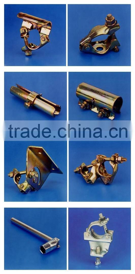 scaffolding connection steel forged or pressed scaffolding coupler/clamp