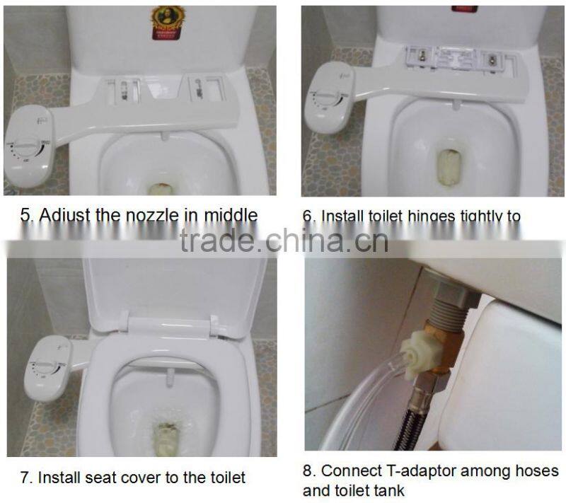 ABS material self-cleaning portable women pussy cleaning toilet bidet