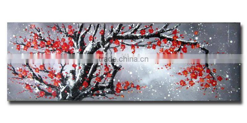Chinese Painting Abstract Textured Canvas Wall Art