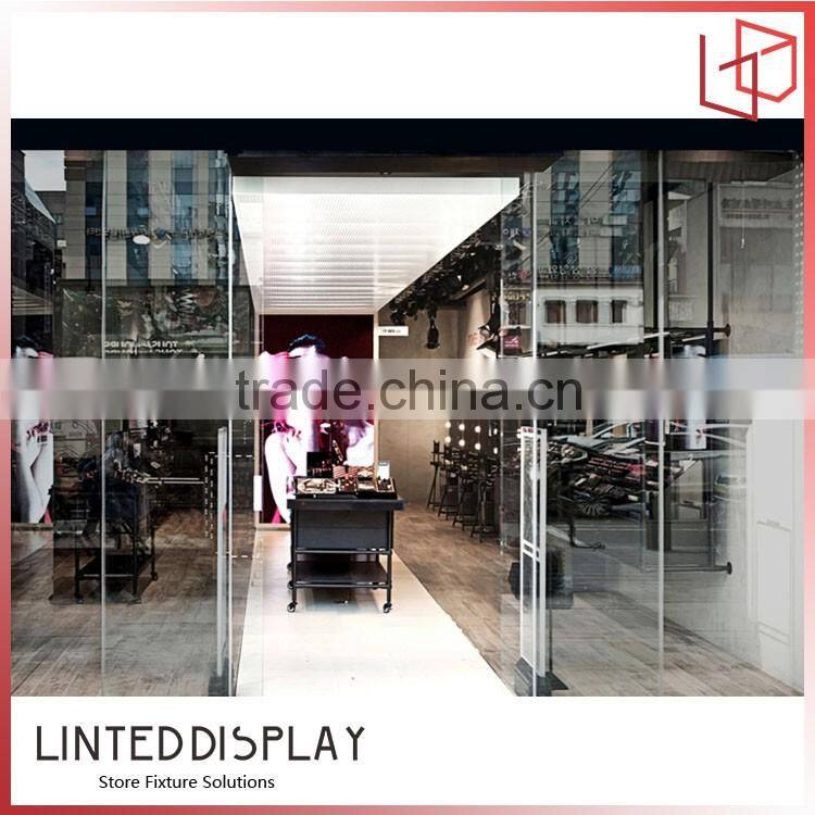 fashionable retail shop fittings display cosmetic showcase, makeup display stand