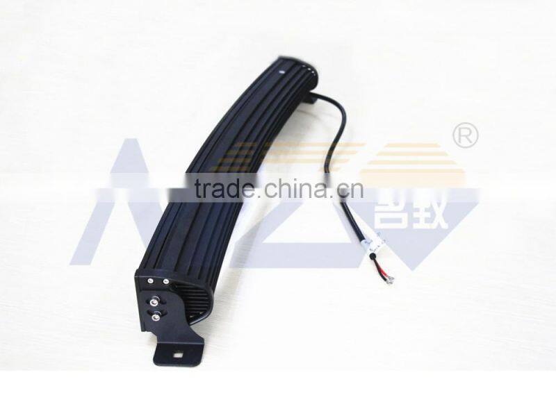 Curved LED Off road lighting 180W 32.5 inch 60x3W CRE E, Double row led bar lights for SUV ATV high heat dissipation waterproof