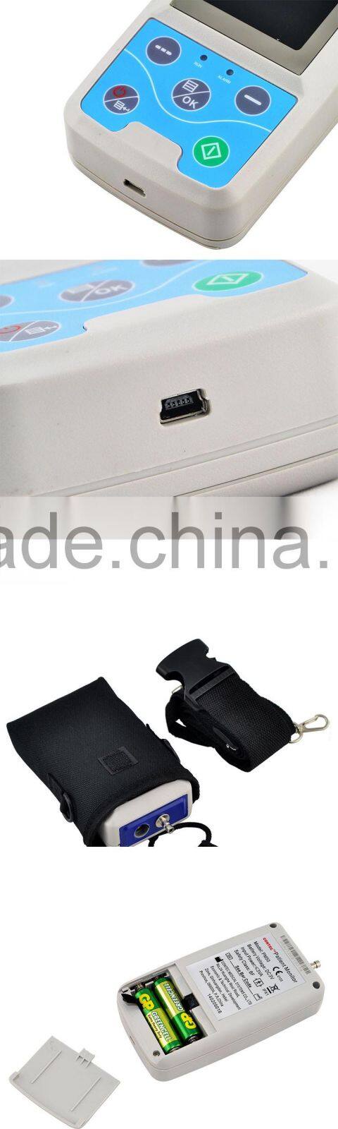 2016 new product big color LCD 24 hours SpO2 ambulatory monitoring ABPM system