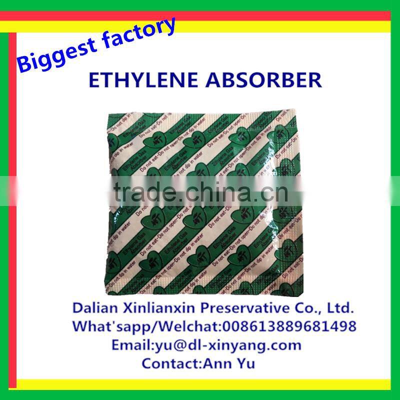 Ethylene absorbers for Mango, banana, mango, tomato, peach