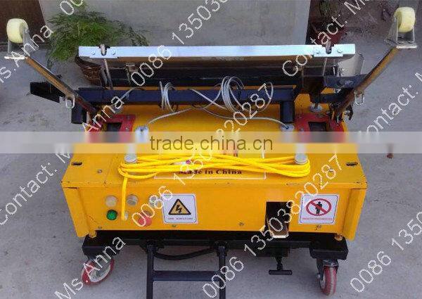 Automatic Wall Cement Plastering Machine For Block Wall
