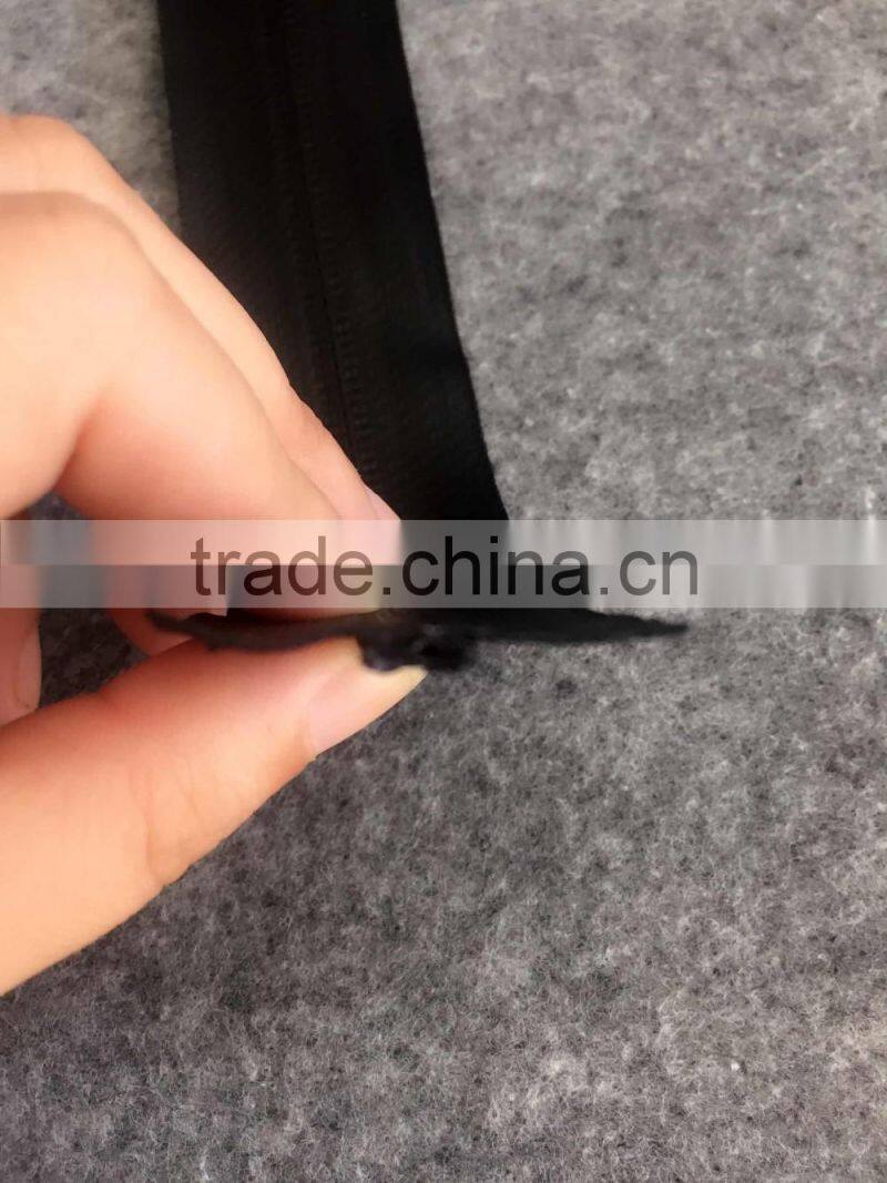 Customized 5# water proof nylon zipper dull finishing --- Chinese coating film