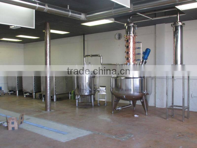 Copper Distillation Equipment With 8'' Reflux Column