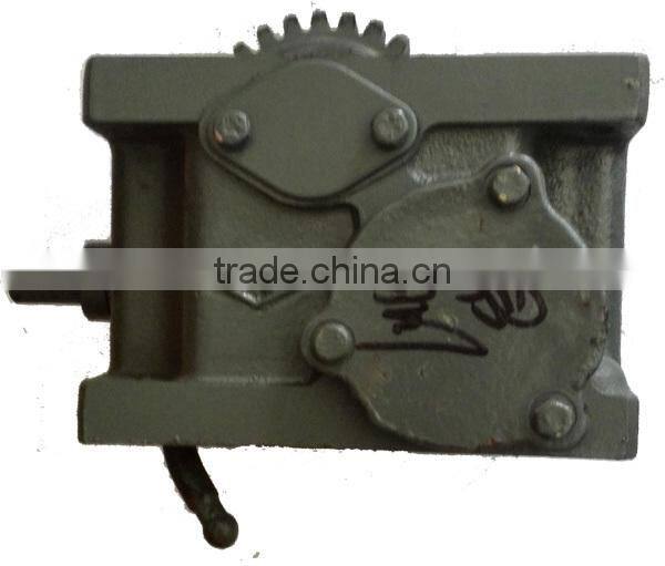 Transmission gearbox for rotary cultivator