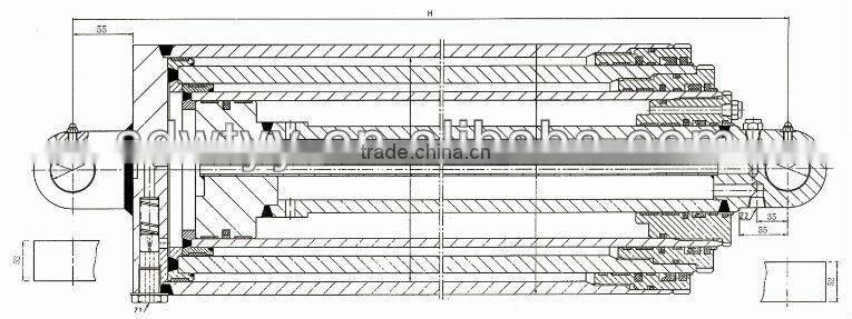 Telescopic hydraulic cylinder /Hydraulic oil cylinder/hydraulic cylinder manufacturer
