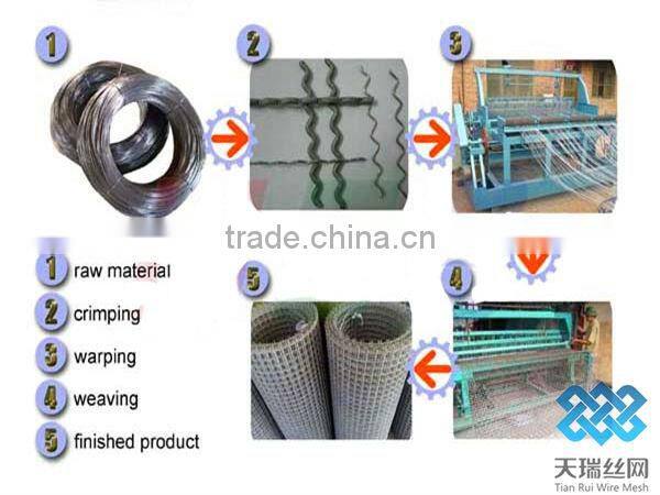 Crimped wire mesh made in China