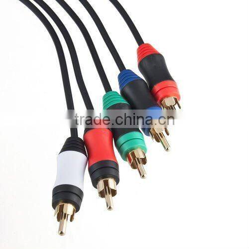 3 in 1 Audio Video AV HDTV Component Cable for PS3 PS2 Wii Xbox 360 Xbox360