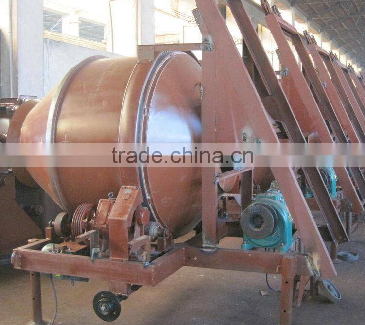 Moving concrete mobile concrete mixer plant