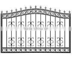 wrought iron forged staircase handrail