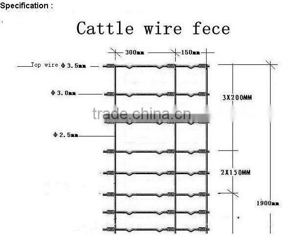 alibaba express CE&ISO9001 metal cattle fence(pro manufacturer)